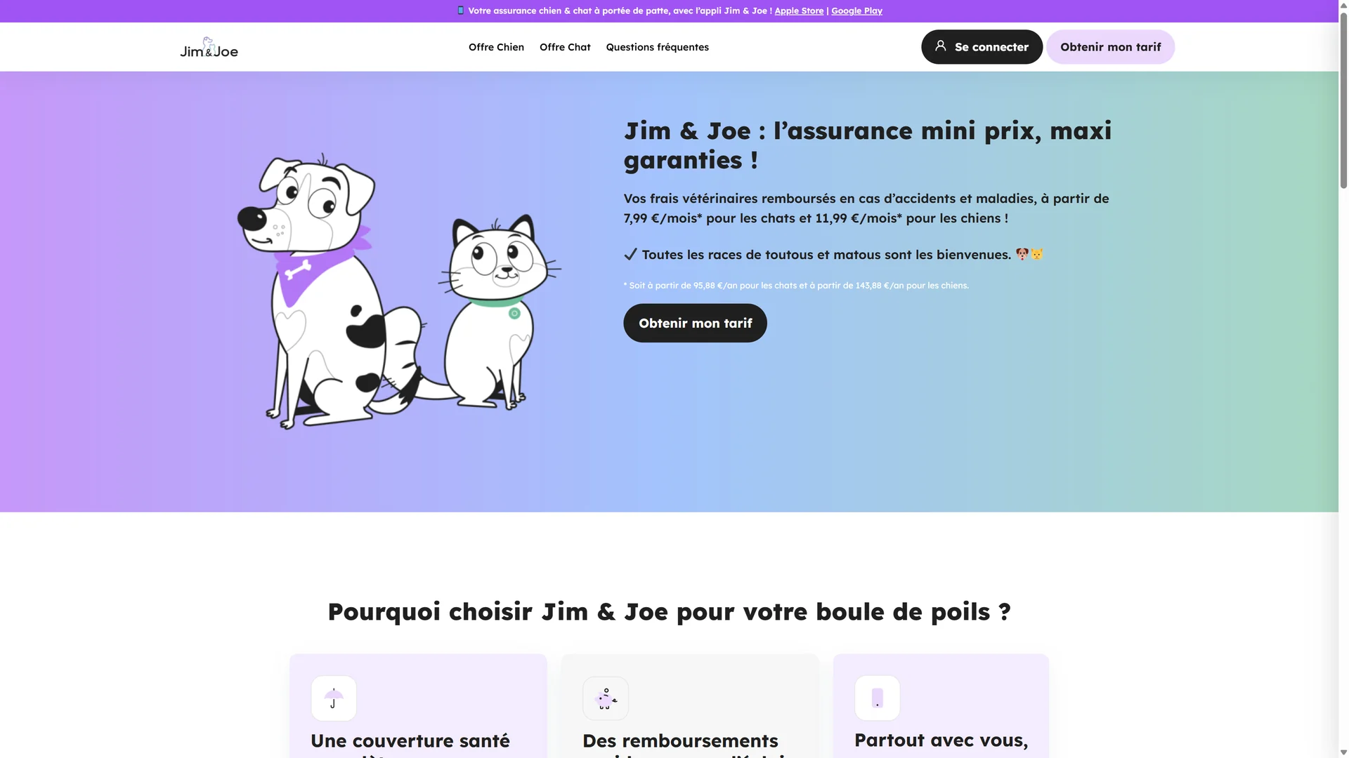 Homepage Jim & Joe